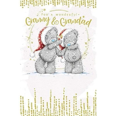 Image of Me To You Bear Granny &amp; Grandad Christmas Card