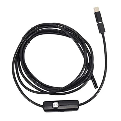 Image of Sreuyong Phone Endoscope 5.5Mm 1.5M Cable 640x480 HD USB Waterproof Inspection Borescope Camera for Android Mobile PC