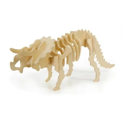 Image of Quay Triceratops Woodcraft Construction Kit FSC