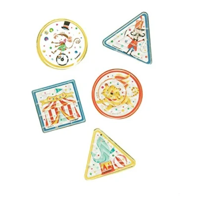 Image of Vibrant Maze Game Favors Assorted Shapes &amp; Colors for Endless Fun Perfect Party Gift Brain Teaser Kids Adults 6ct