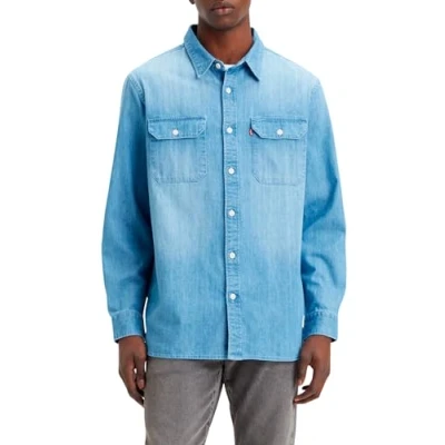 Image of Levi&#039;s Men&#039;s Jackson Worker Shirt, Franklin Light Wash, XL
