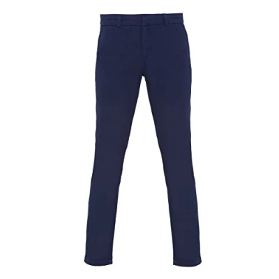 Image of Asquith &amp; Fox Women&#039;s Classic Fit Chinos (Medium 12 (28&quot;), Navy)