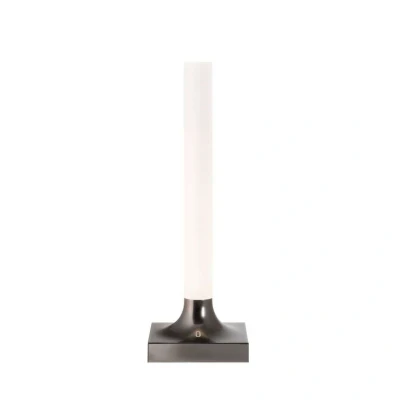 Image of Kartell Goodnight Battery Table Lamp Matt Titanium