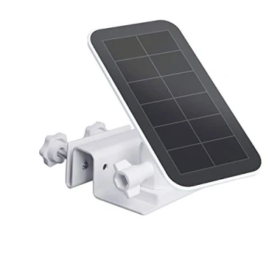 Image of HOLACA Gutter Mount Compatible with for Arlo Pro 4 Solar Panel Versions,Arlo Ultra 2 3 Panel, Reolink Argus Pro, 2(White)