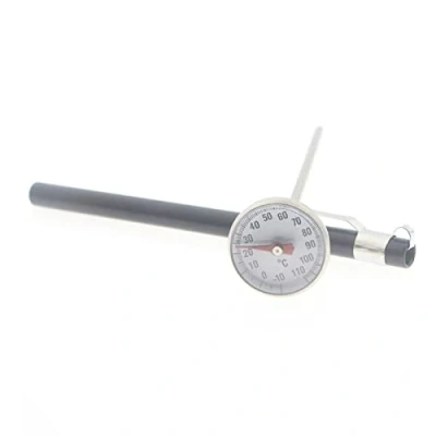 Image of WYLZLKX Instand Read l Thermometer ith Metal Probe for The Coffee Drinks Chocolate Milk Foam Home &amp; Commecial