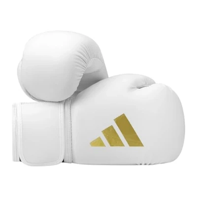 Image of Adidas Speed 50 Boxing Gloves, Intermediate Level PU Training Heavy Bag Workouts And Sparring Mitts, MMA, Kickboxing, Gym, Men, Women, Adult,Kids, 4oz, 6oz , 8oz, 10oz, 12oz, 14oz, 16oz