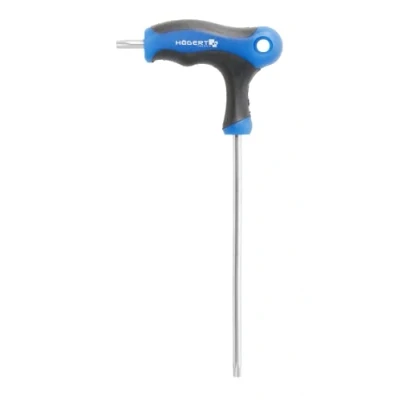 Image of Högert Technik Torx Key T Type Diameter 15 mm I Security Handle Allen Made of S2 Steel Resistant to Deformation and Abrasion