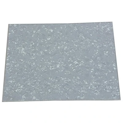 Image of KAISH 25x20cm Acoustic Guitar Self Adhesive Scratch Plate Sheet Pickguard Material WhitePearl