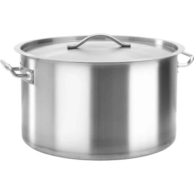 Image of vidaXL Stock Pot 44 L 45x28 cm Stainless Steel