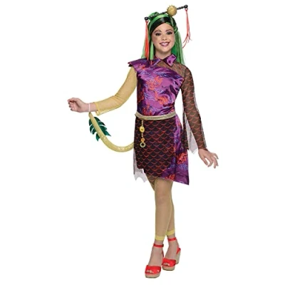 Image of Rubie&#039;s Official Monster High Mattel Jinafire Long, Children Costume Small