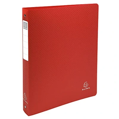 Image of Exacompta Ref. 54391E 1 Rigid binder with OPAK label 2 round rings, diameter 30 mm Spine 40 External dimensions: 32 x 26.8 cm Format to file A4 Maxi Colour: black