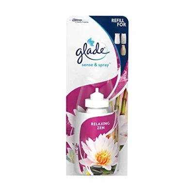 Image of Glade Sense &amp; Spray Air Freshener Refill, Motion Activated Automatic Room and Odour Eliminator for Home, Relaxing Zen, 18ml
