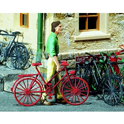 Image of POLA 333204 Bicycles 2/ G Scale Scenery and Accessories Building Set, Multiple, Small