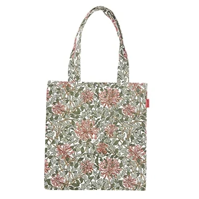 Image of Signare Tapestry Art Pattern ECO Friendly Shopping Tote Bag (Honeysuckle)