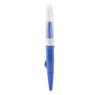 Image of Needle Felting Pen Wool Supplies Embroidery Punch with 3 Fine Needles Set Tool for DIY Craft (Blue)