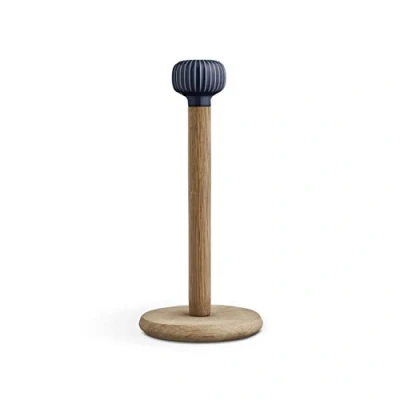 Image of Kähler Hammershøi Kitchen Roll Holder Height 31 cm Handy Danish Design Blue