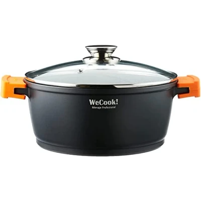 Image of WECOOK Cast Aluminium Pot with Lid Ecochef 32 cm