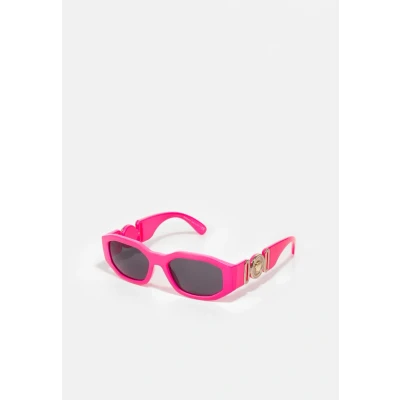 Image of Versace Biggie Unisex Sunglasses, Size: 53, Fuxia fluo