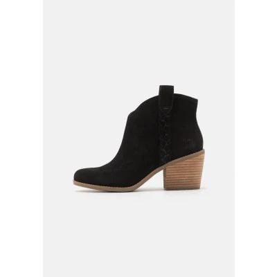 Image of TOMS Constance Ankle boots, Women&#039;s, Size: 5.5, Black Suede