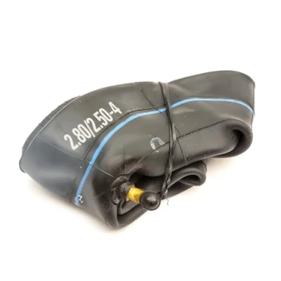 Image of Heavy Duty Inner Tube 2.80/2.50 4 Bent Valve Butyl Rubber Inch Wheel Tyre Mobility Scooter 2.80 4/2.50