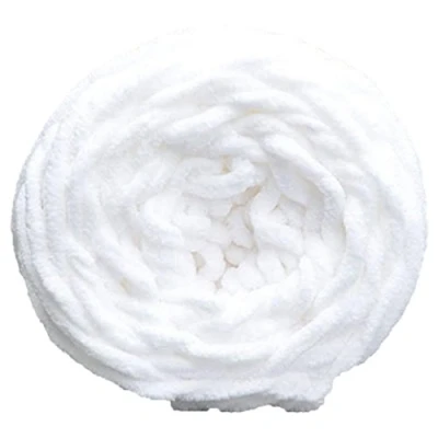 Image of Gemini_mall® 100% Acrylic Soft Thick Chunky Yarn Knitting Yarns Wool 100g, White