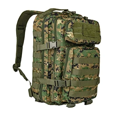 Image of Mil Tec MOLLE Tactical Assault Backpack Large 36 Litre (Digital Woodland)