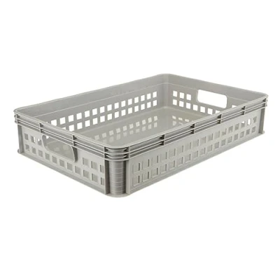 Image of keeeper Transport Basket, Acid Resistant and Food Safe, 60x40x12 cm, 22 Litre, Robert, Light Grey