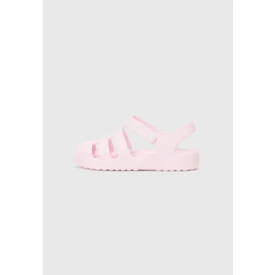Image of Crocs Unisex Kids Classic Fisherman K Sandal, Pink Milk, 4 UK