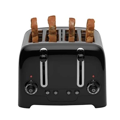 Image of Dualit Lite 4 Slot Toaster Gloss Black