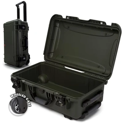 Image of Nanuk 935 Waterproof Carry On Hard Case with Wheels Empty Olive