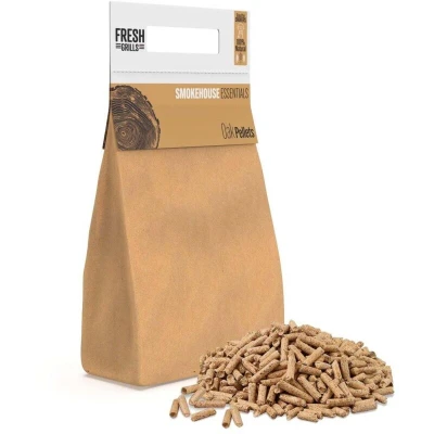 Image of Fresh Grills Wood Pellets for BBQ Grill, Fired Pizza Oven, Kamado and Outdoor Smokers, High Energy Chips 1.5kg to 18kg (Cherry Wood, 1.5kg)
