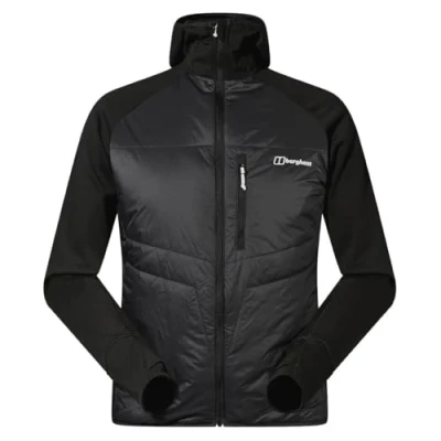 Image of Berghaus Mens Trawden Hybrid Jacket Black/Black L