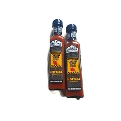 Image of Encona Hot Sauce Carolina Reaper Chilli 2 Pack Bundle