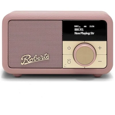 Image of PETITE2 FM/DAB/DAB+ Portable Radio, Bluetooth, Alarm, Dusty Pink