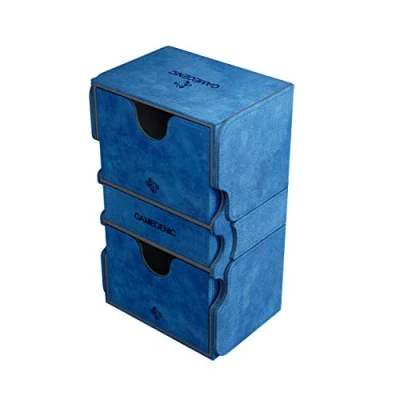 Image of Gamegenic GGS20026ML Stronghold 200 Card Convertible Deck Box, Blue