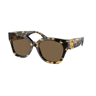 Image of Ralph Lauren Sunglasses, Women&#039;s, Size: 55, Spotty havana/brown