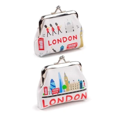 Image of Puckator London Icons Souvenir Tic Tac Purse Ladies Women&#039;s Womens Slim Purses Wallets Wallet for Women Coin Pouch Men Card Holder with Zip Small Cash Bag Bags UK