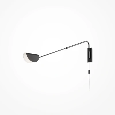 Image of Maytoni Mollis Modern Wall Lamp Black G9