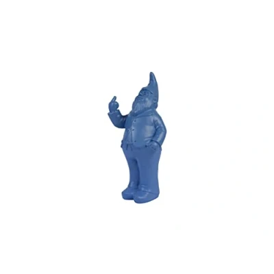 Image of Fisura Original Money box. Big box with shape. Funny for gift. (Gnome, blue)