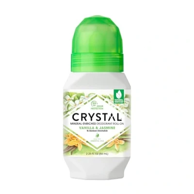 Image of Crystal Deodorant Essence Roll On 2.25oz Vanilla Jasmine (3 Pack)