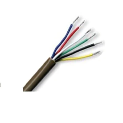 Image of Ali&#039;s DIY 6 Core Brown PVC Insulated Alarm Cable 3 Metre Custom Cut Length