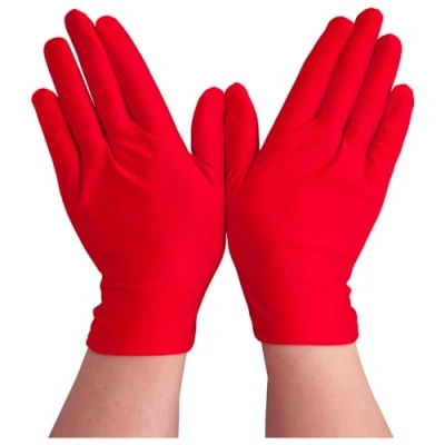 Image of Wicked Costumes Adult Ladies Short Gloves Red Fancy Dress Accessory