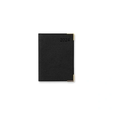 Image of Letts Connoisseur Mini Pocket week to view 2024 diary black