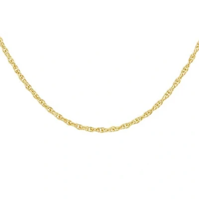 Image of Carissima Gold Women&#039;s 9 ct Yellow 0.7 mm Prince of Wales Chain Necklace Length 46 cm/18 Inch