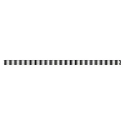 Image of Hornby R603 OO Gauge Long Straight Track Extra Pieces for Model Railway Sets, Train Scale 1:76