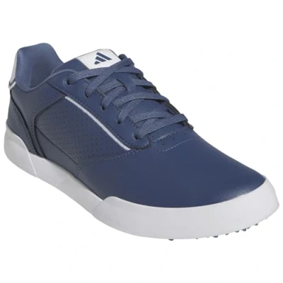 Image of adidas Mens Retrocross Golf Shoes (Ink/White, UK Footwear Size System, Adult, Men, Numeric, Medium, 7.5)