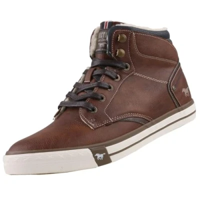 Image of Mustang Men&#039;s 4072 602 Hi Top Trainers, Kastanie, 42