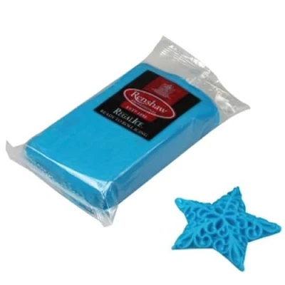 Image of Renshaw Ready to Roll Fondant Icing, Coloured Sugar Paste for celebration, sculpted cakes, cupcakes &amp; decorations. Icing NAVY BLUE 250g