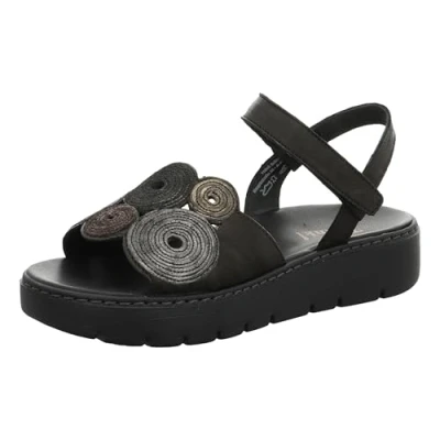 Image of THINK! Women&#039;s Sing_3 000376 Sustainable Straps Sandals, 0000 Sz Estate, 5 UK
