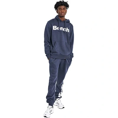 Image of Bench Mens Full Tracksuit Sets 2pc, 3pc &amp; 4pc, Hoodies, Joggers, Crew Sweat, Shorts, T Shirts (L, 2pc / Mallet/Navy)